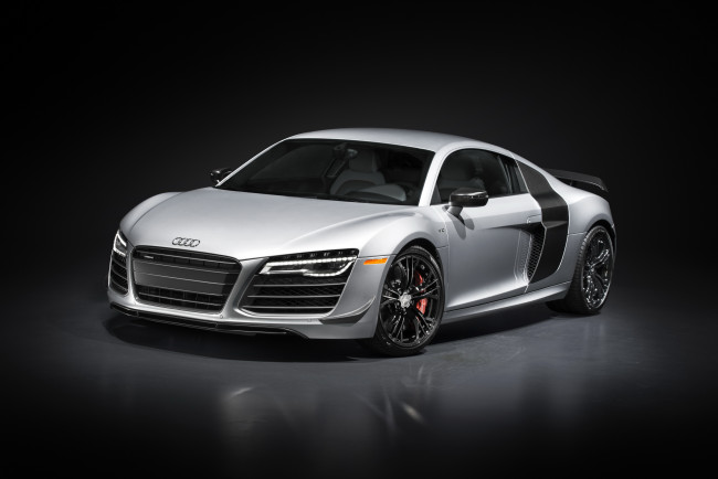 Обои картинки фото 2014 audi r8 competition, автомобили, audi, тюнинг, серебристый