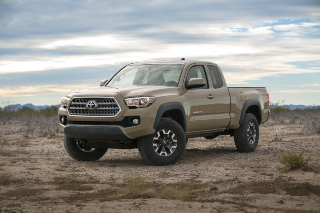 Обои картинки фото автомобили, toyota, cab, tacoma, tr, off-road, access, 2016г