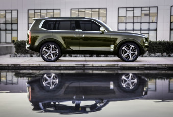 обоя автомобили, kia, 2016г, concept, telluride