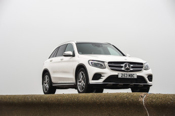 Картинка автомобили mercedes-benz 4matic amg glc 250 d 2015г светлый x253 uk-spec line