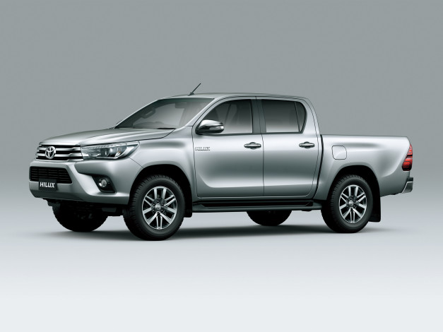 Обои картинки фото автомобили, toyota, 2015г, cab, double, hilux