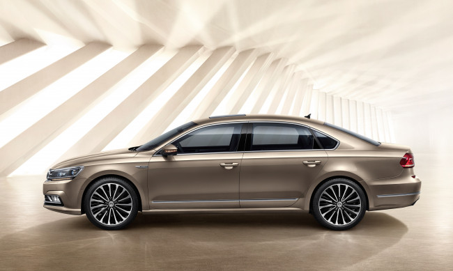 Обои картинки фото автомобили, volkswagen, 2016г, nms, cn-spec, passat