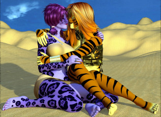 Картинка 3д+графика существа+ creatures фон взгляд эльфийки