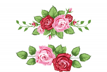 Картинка векторная+графика цветы+ flowers фон цветы