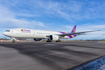 Картинка boeing+777-31h er авиация пассажирские+самолёты авиалайнер