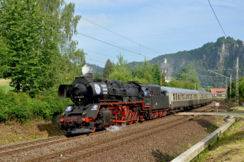 Картинка техника паровозы паровоз рельсы