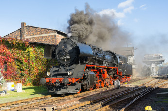 Картинка техника паровозы паровоз рельсы