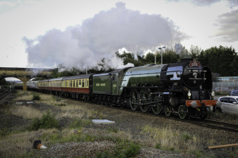 Картинка техника паровозы паровоз рельсы