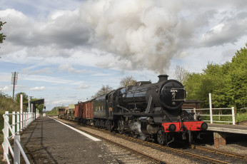 Картинка техника паровозы паровоз рельсы
