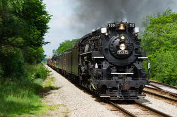 Картинка техника паровозы паровоз рельсы