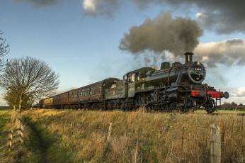 Картинка техника паровозы рельсы паровоз