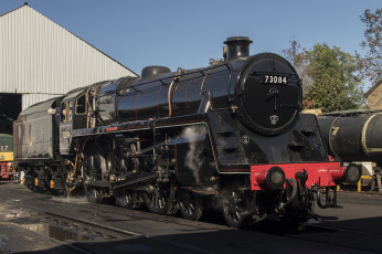 Картинка техника паровозы рельсы паровоз