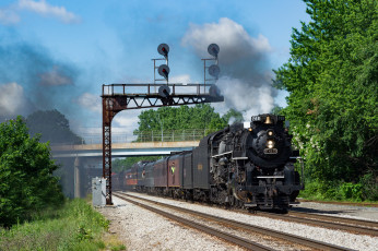 Картинка техника паровозы рельсы паровоз
