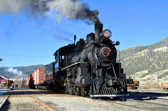 Картинка техника паровозы паровоз рельсы