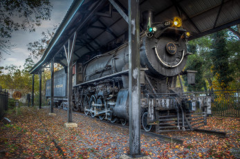 Картинка техника паровозы рельсы паровоз