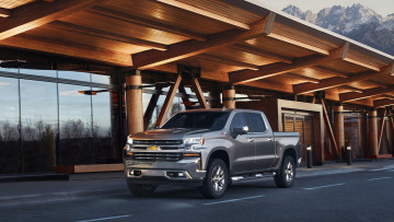 Картинка chevrolet+silverado+2019 автомобили chevrolet silverado 2019 серый
