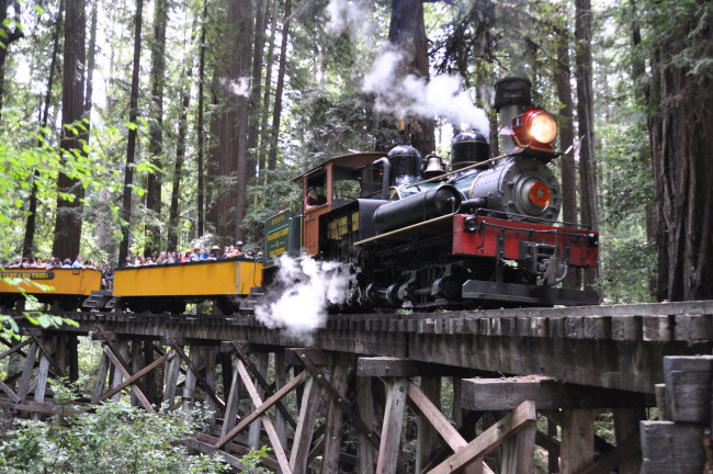 Обои картинки фото техника, паровозы, рельсы, паровоз