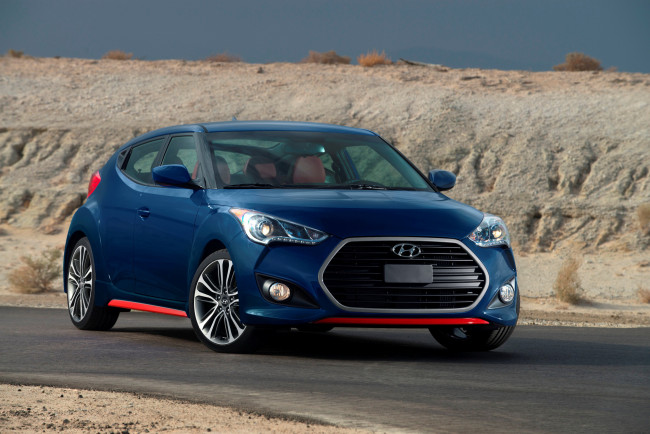 Обои картинки фото hyundai veloster 2016, автомобили, hyundai, blue, 2016, veloster
