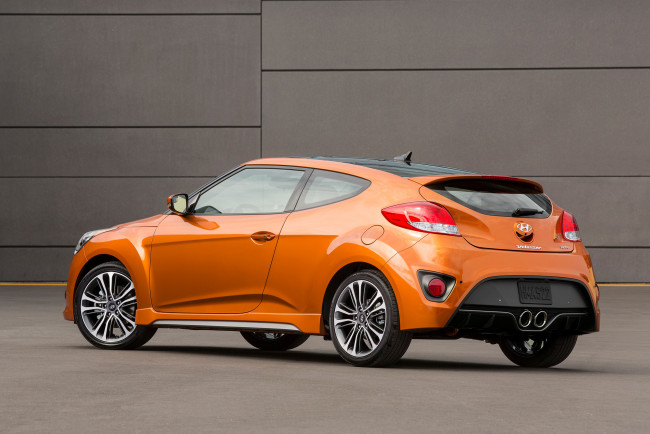 Обои картинки фото hyundai veloster 2017, автомобили, hyundai, 2017, veloster, оранжевый