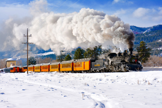 Обои картинки фото техника, паровозы, паровоз, рельсы