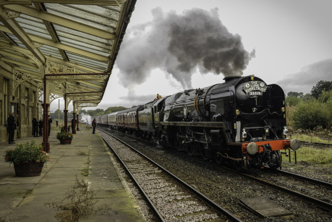 Обои картинки фото техника, паровозы, паровоз, рельсы