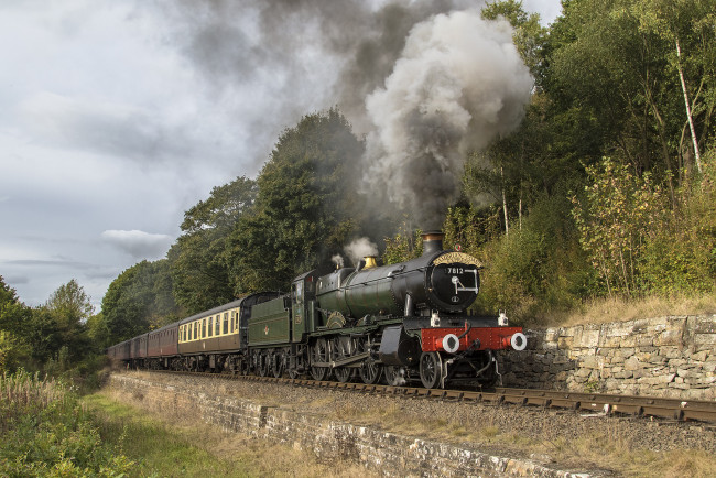 Обои картинки фото техника, паровозы, паровоз, рельсы