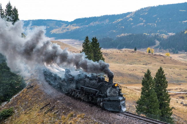 Обои картинки фото техника, паровозы, паровоз, рельсы