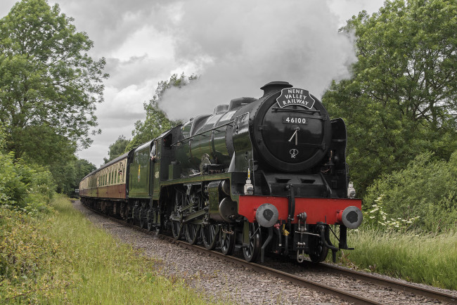 Обои картинки фото техника, паровозы, паровоз, рельсы