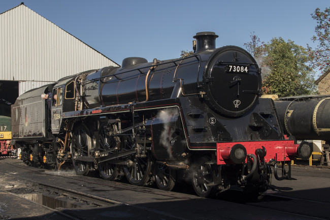 Обои картинки фото техника, паровозы, рельсы, паровоз