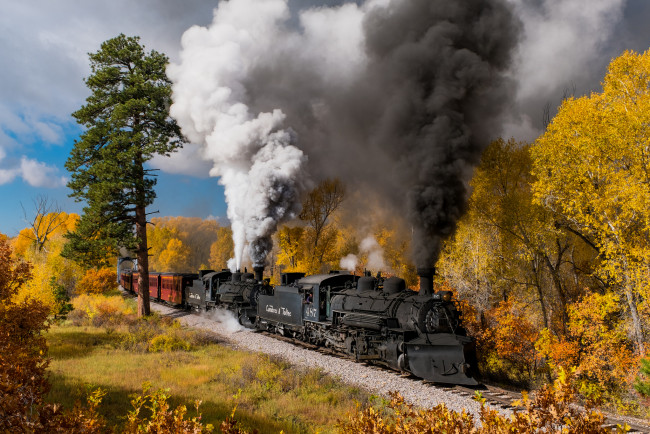 Обои картинки фото техника, паровозы, рельсы, паровоз