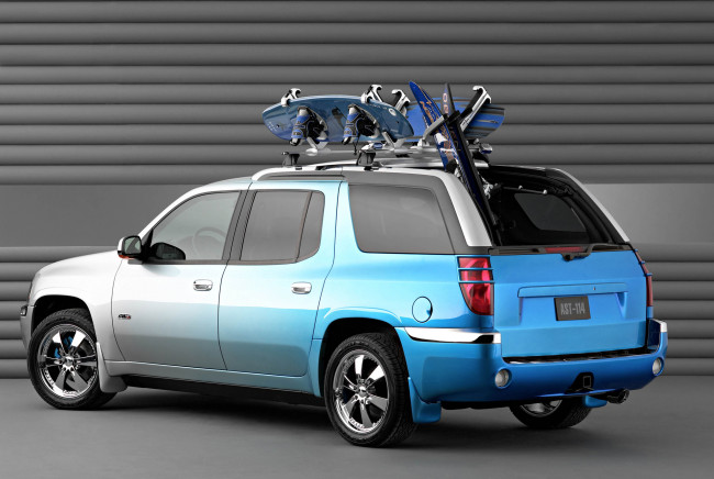 Обои картинки фото gmc envoy xuv at4 concept 2003, автомобили, gm-gmc, envoy, 2003, concept, at4, xuv, gmc