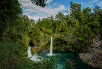 Картинка природа водопады простор