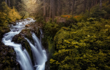 Картинка природа водопады простор