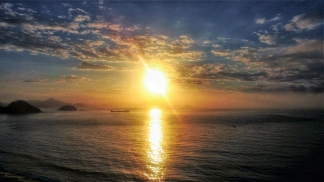 Обои картинки фото природа, восходы, закаты, простор