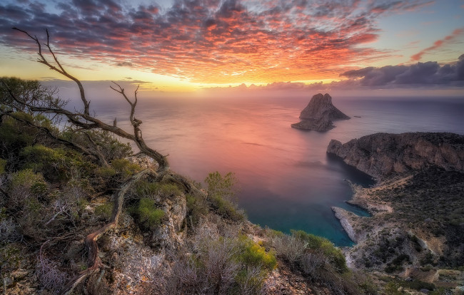 Обои картинки фото природа, восходы, закаты, простор