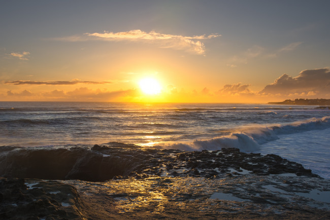 Обои картинки фото природа, восходы, закаты, простор