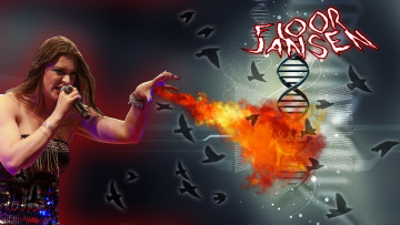 обоя музыка, floor jansen, floor, jansen