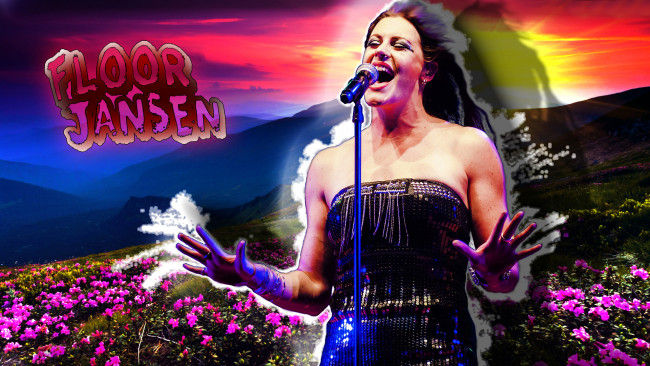 Обои картинки фото музыка, floor jansen, floor, jansen