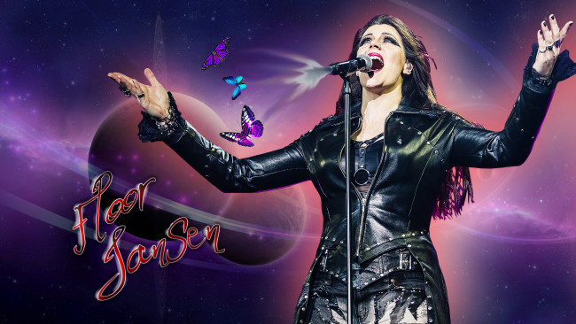 Обои картинки фото музыка, floor jansen, floor, jansen