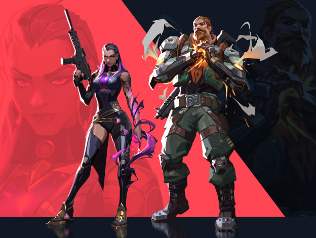 Обои картинки фото видео игры, valorant, персонажи, оружие