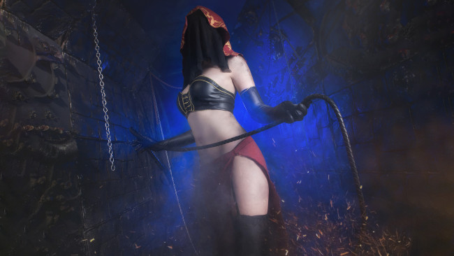 Обои картинки фото девушки, - креатив,  косплей, cosplay, dark, souls