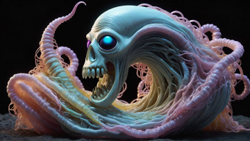 Картинка 3д+графика существа+ creatures нейросети графика нейроарт ai art нейронные сети рисунки нейро искусство