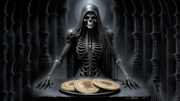 Картинка фэнтези нежить нейросети графика нейроарт ai art нейронные сети рисунки нейро искусство