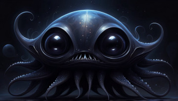 Картинка фэнтези существа нейросети графика нейроарт ai art нейронные сети рисунки нейро искусство