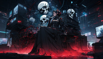 Картинка аниме оружие +техника +технологии нейросети графика нейроарт ai art нейронные сети рисунки нейро искусство