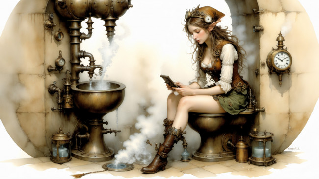 Обои картинки фото фэнтези, эльфы, нейросети, графика, нейроарт, ai, art, нейронные, сети, рисунки, нейро, искусство