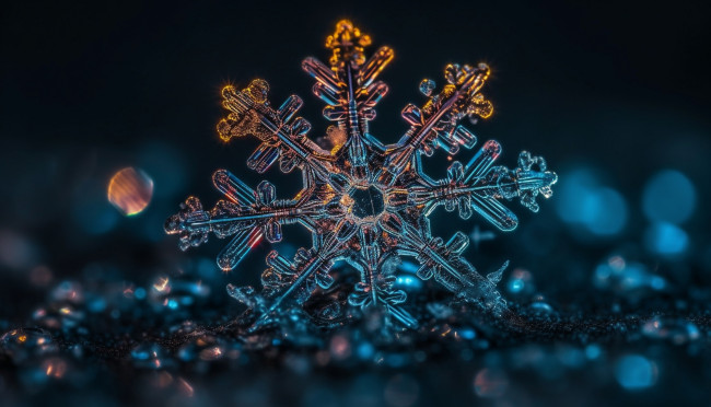 Обои картинки фото разное, компьютерный дизайн, снежинка