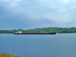 Картинка плес левитановская осень корабли баржи