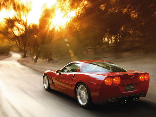 Обои картинки фото автомобили, corvette