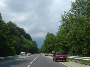 Картинка дороги краснодарского края природа